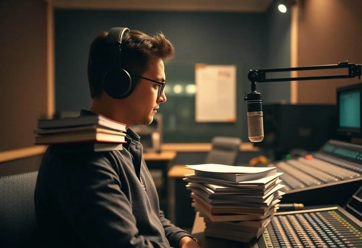 perfezionare la voce per la radio mnv