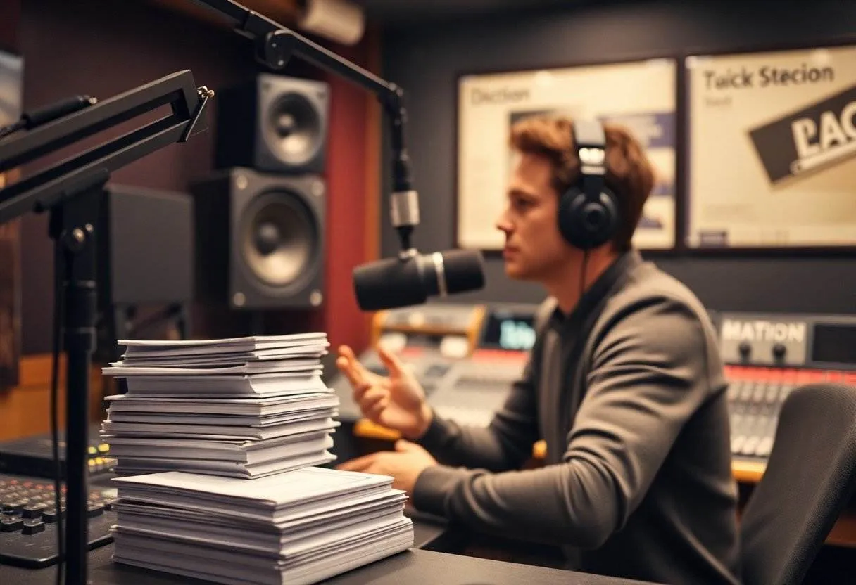 perfezionare la voce per la radio mpb